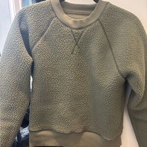 Everlane Olive Green Sweatshirt